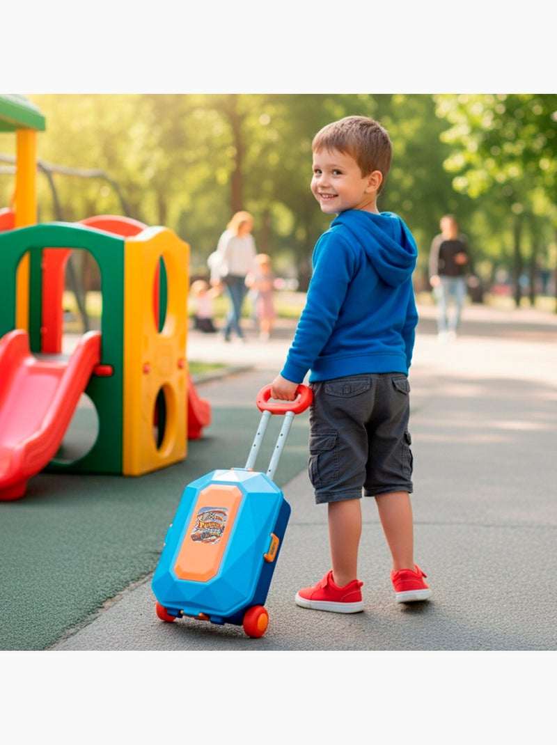 Parcheggio cittadino 2 in 1 con 3 auto in metallo e custodia portatile (47x24x66 cm) speed & go N/D - Kiabi