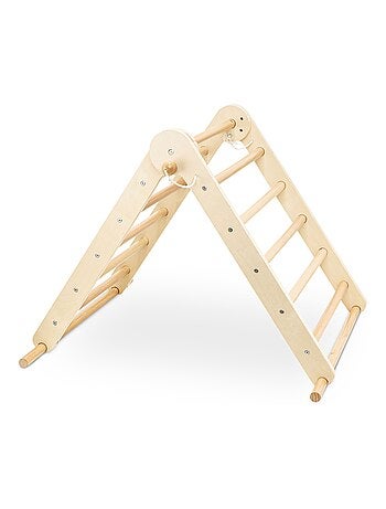Parco giochi Montessori legno scala e triangolo Mamabrum