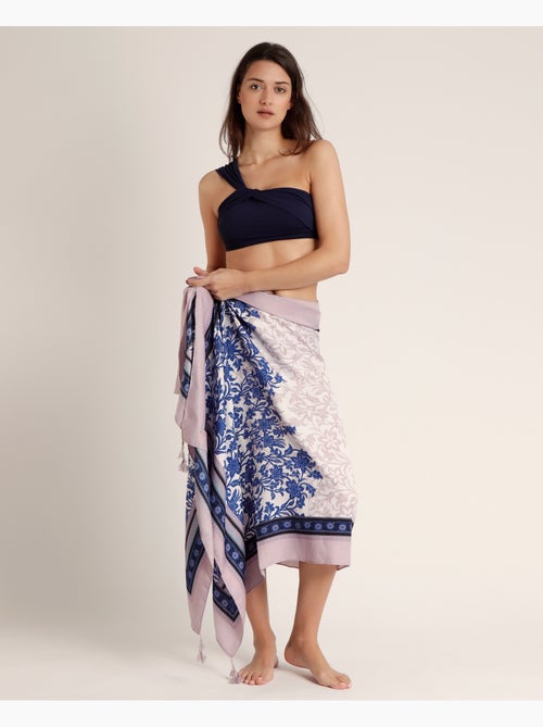 Pareo ADMAS Blue Garden per donna - Kiabi Pareo ADMAS Blue Garden per donna - Kiabi