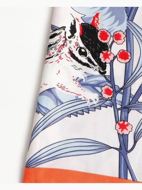 Pareo ADMAS Blue Leaves per donna - Kiabi Pareo ADMAS Blue Leaves per donna - Kiabi