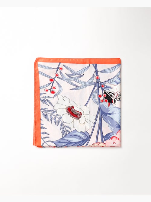 Pareo ADMAS Blue Leaves per donna - Kiabi Pareo ADMAS Blue Leaves per donna - Kiabi