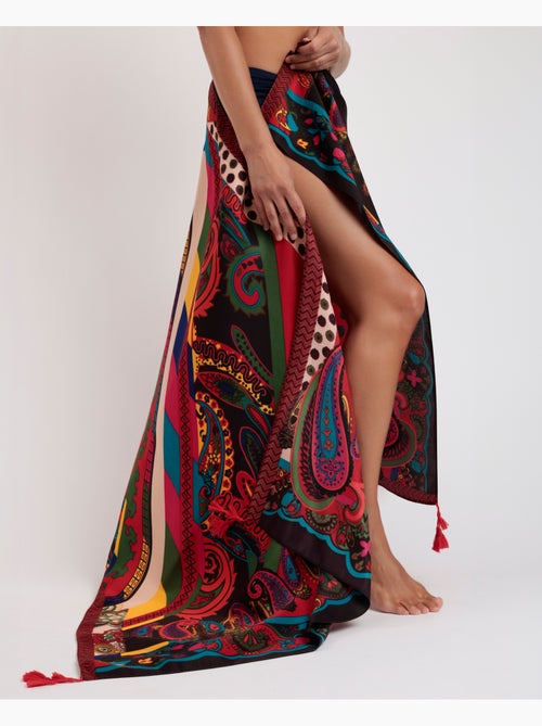 Pareo ADMAS multicolore Paisley per donna - Kiabi Pareo ADMAS multicolore Paisley per donna - Kiabi