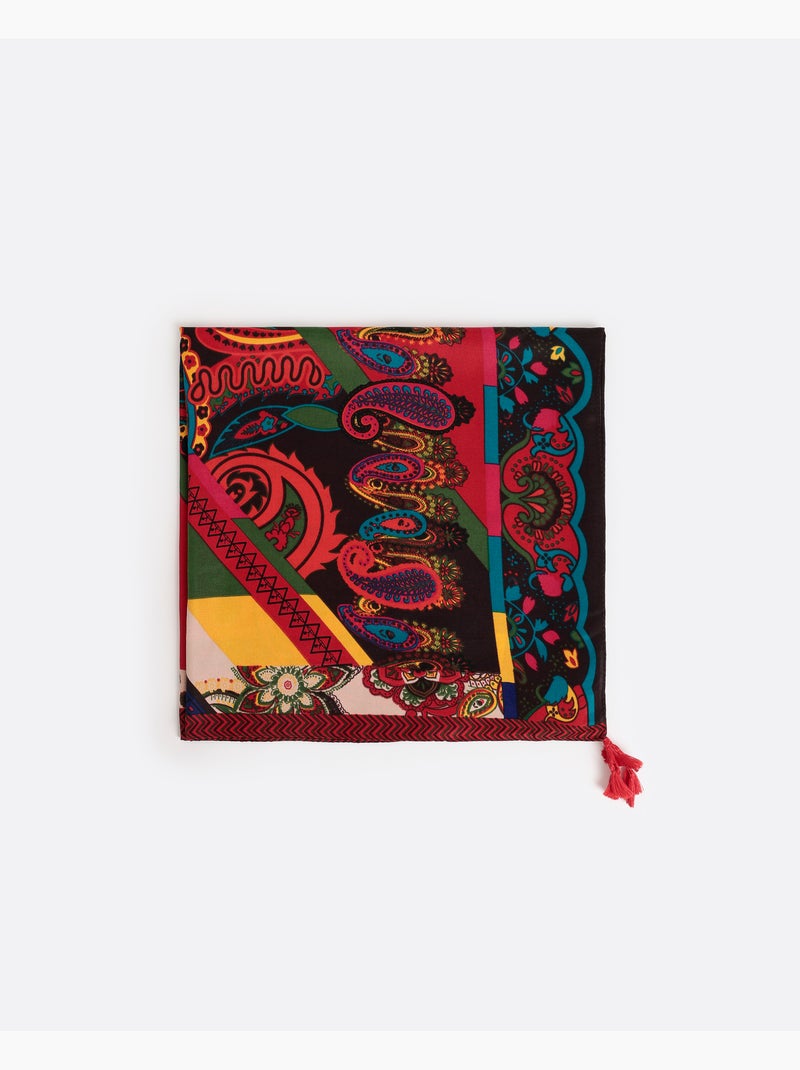 Pareo ADMAS multicolore Paisley per donna Multicolore - Kiabi
