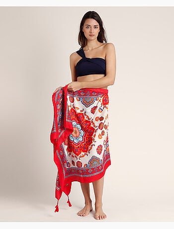 Pareo ADMAS Red Mandala per donna