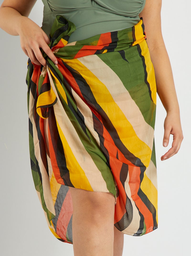 Pareo con fibbia VERDE - Kiabi