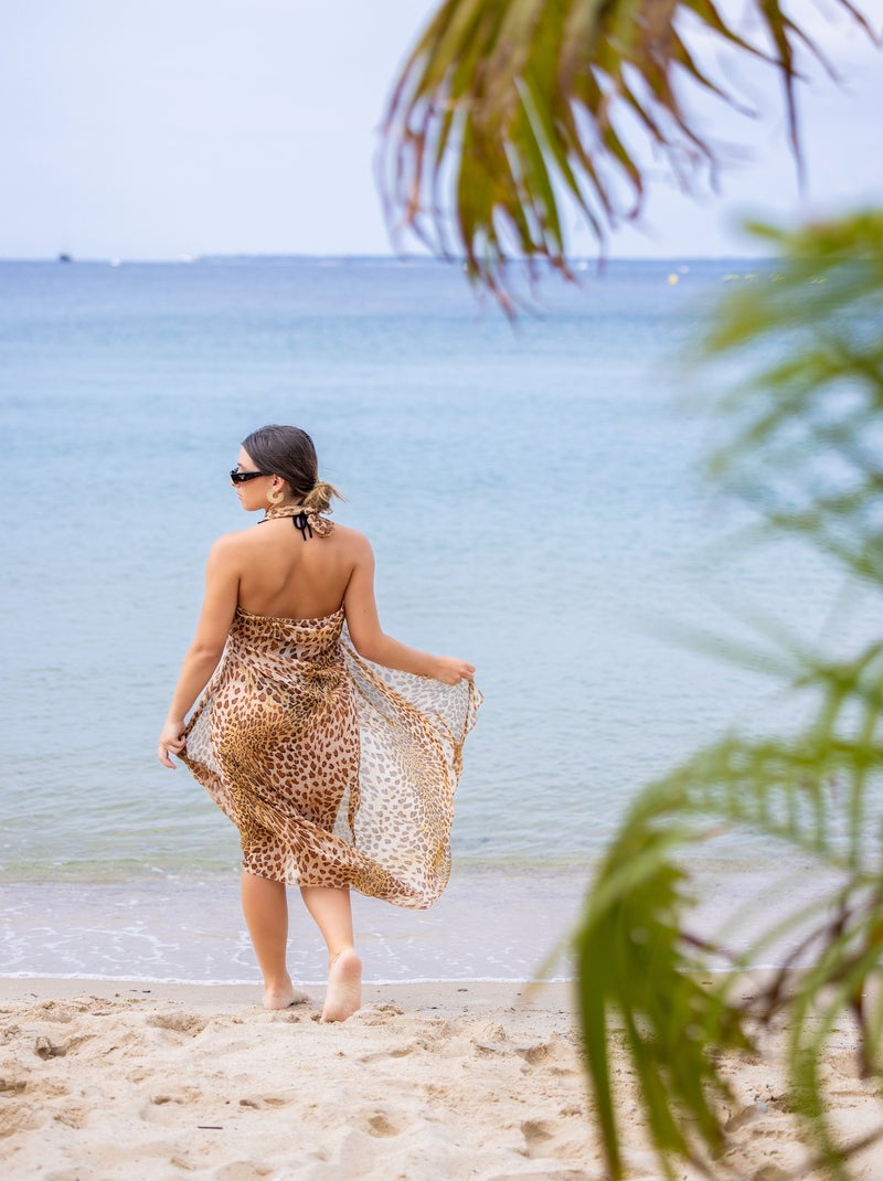 Pareo da spiaggia TESSA Marrone - Kiabi