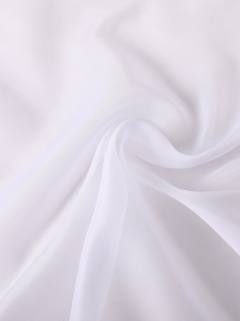 Pareo da spiaggia tinta unita Bianco - Kiabi