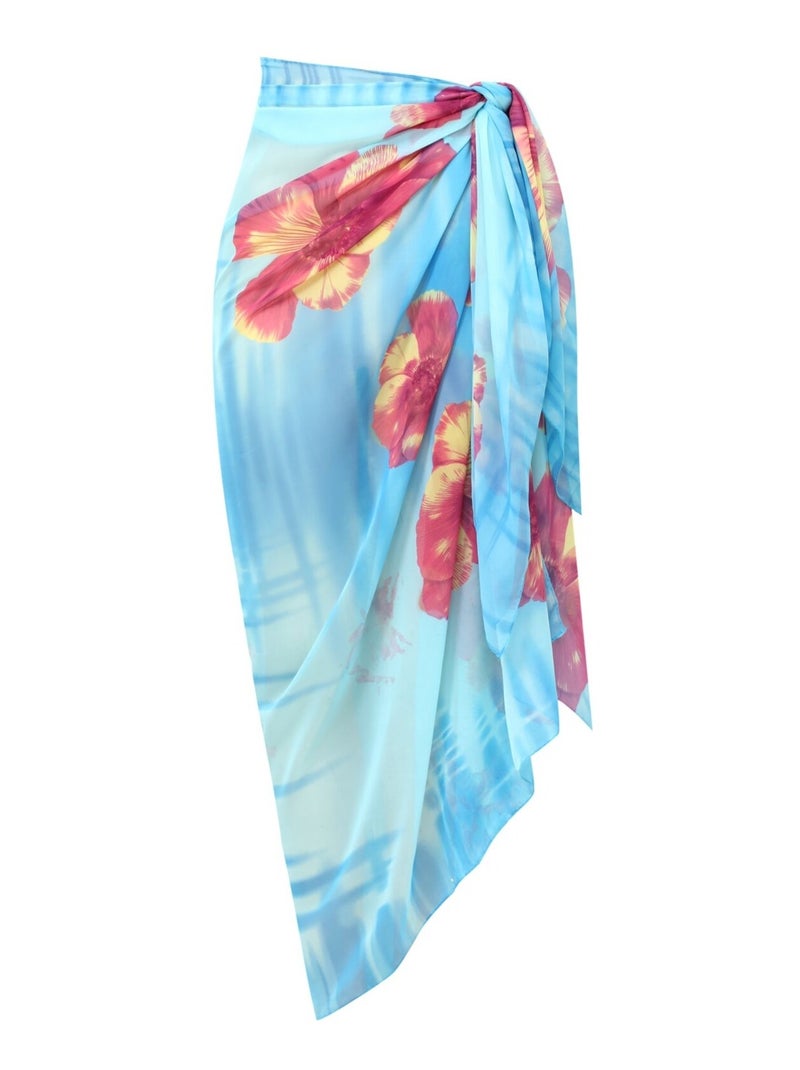 Pareo da spiaggia TULIP Blu - Kiabi