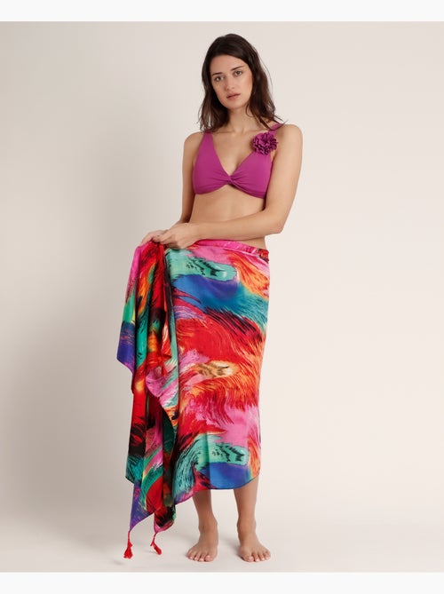 Pareo di piume tropicali ADMAS per donna - Kiabi Pareo di piume tropicali ADMAS per donna - Kiabi