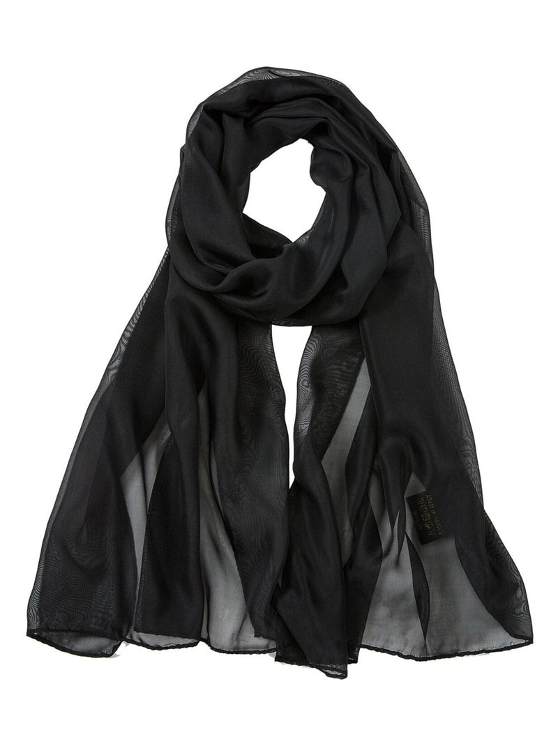 Pareo di seta Black Marina Nero - Kiabi