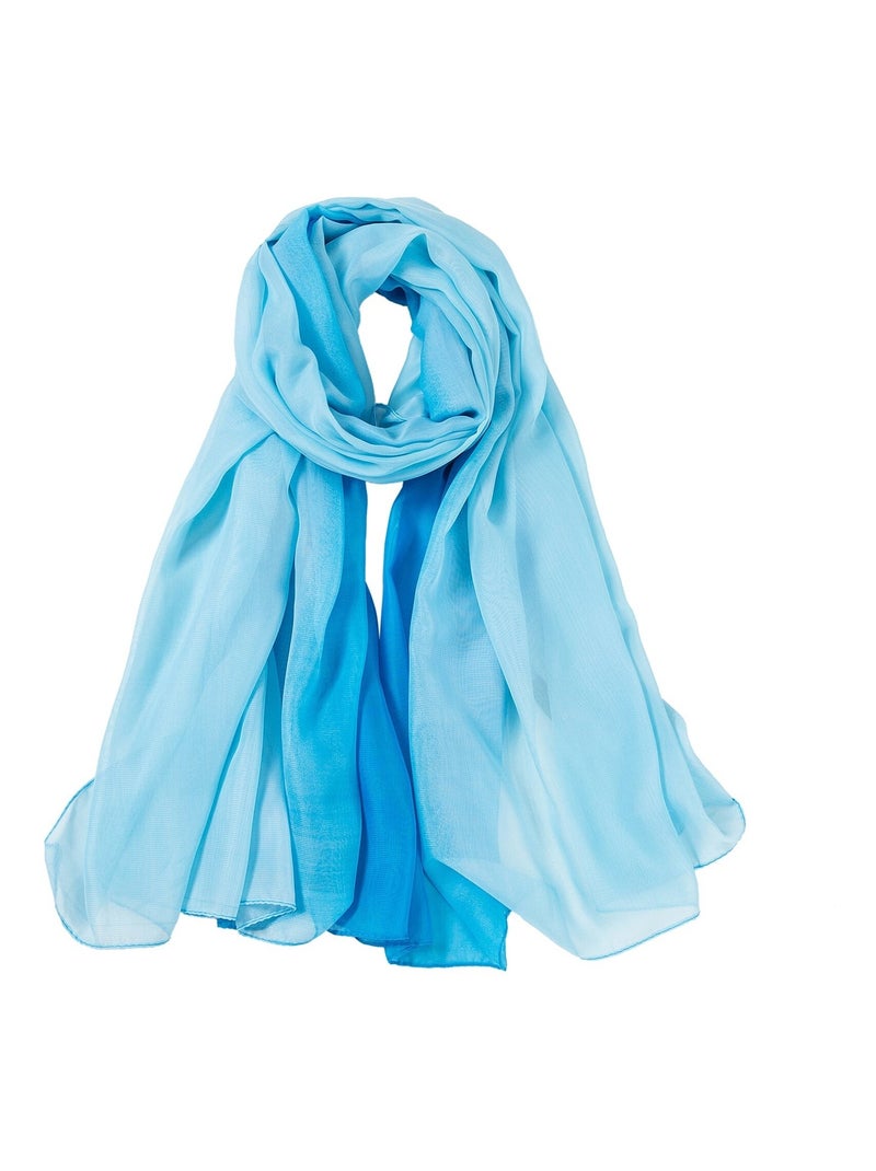 Pareo di seta Blue Marina Blu - Kiabi
