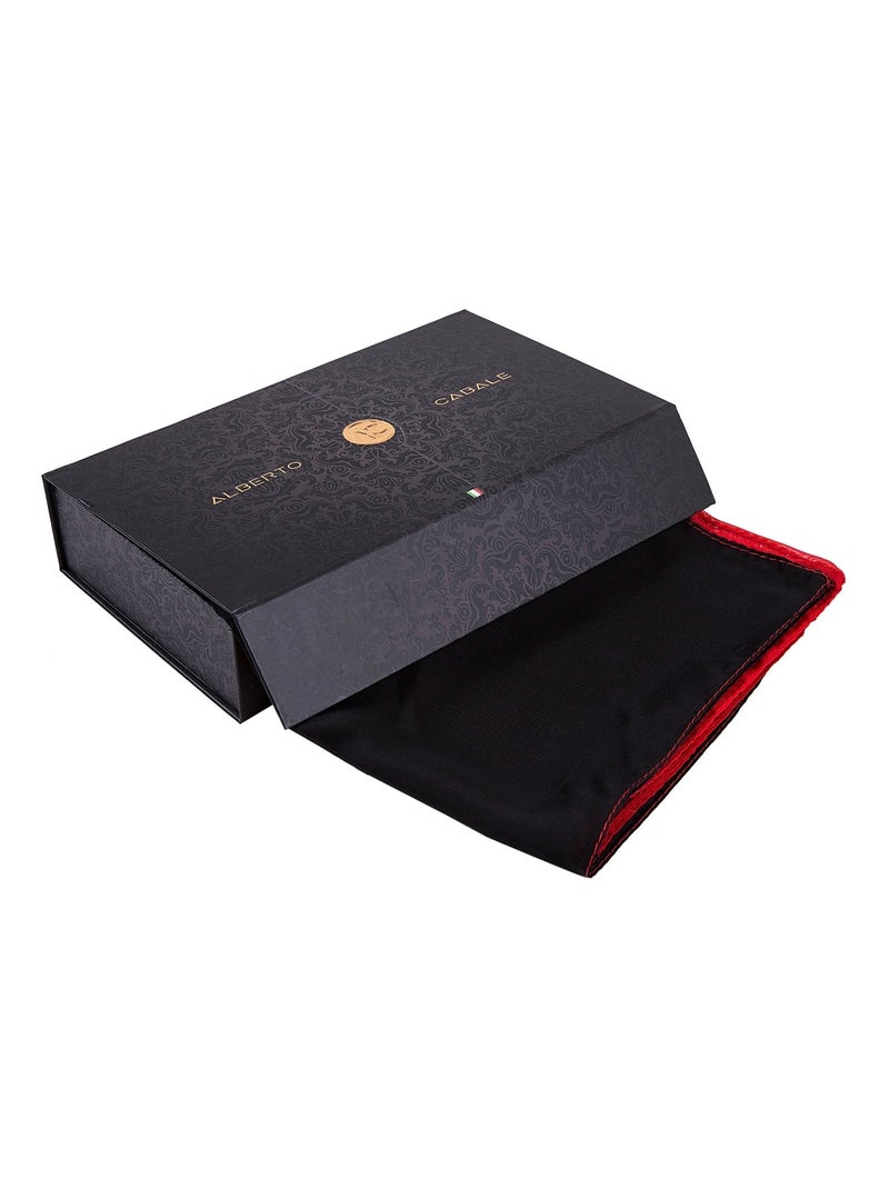 Pareo di seta Red Black Marina Rosso - Kiabi