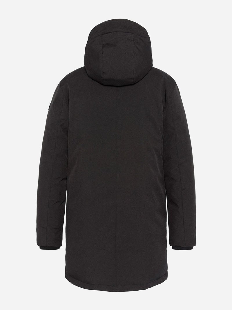 Parka con cappuccio - schott Nero - Kiabi