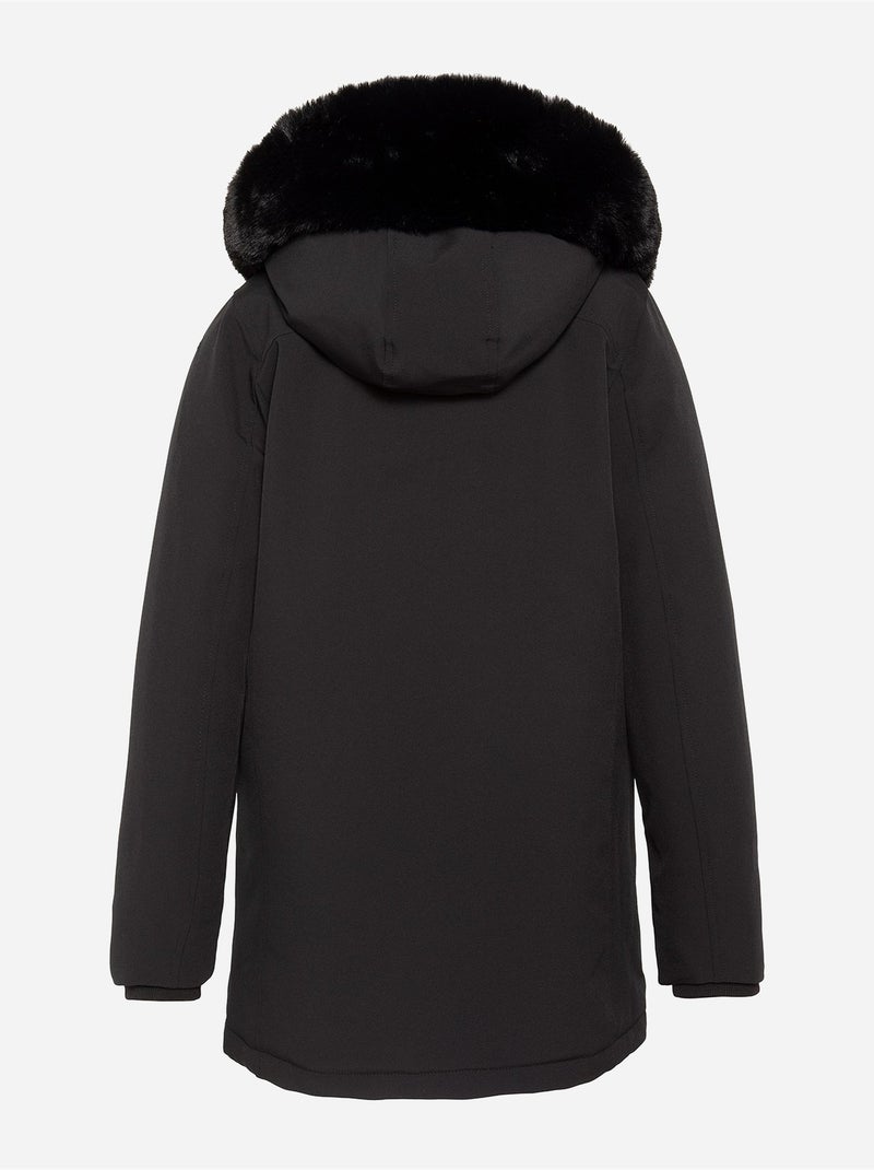 Parka con cappuccio - schott Nero - Kiabi