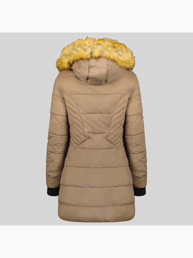 Parka con cappuccio abeille – geographical norway Tortora - Kiabi