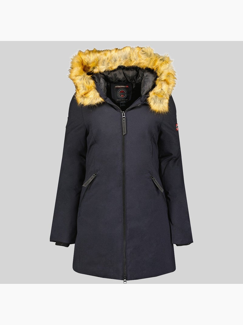 Parka con cappuccio adelaide – geographical norway Blu marino - Kiabi