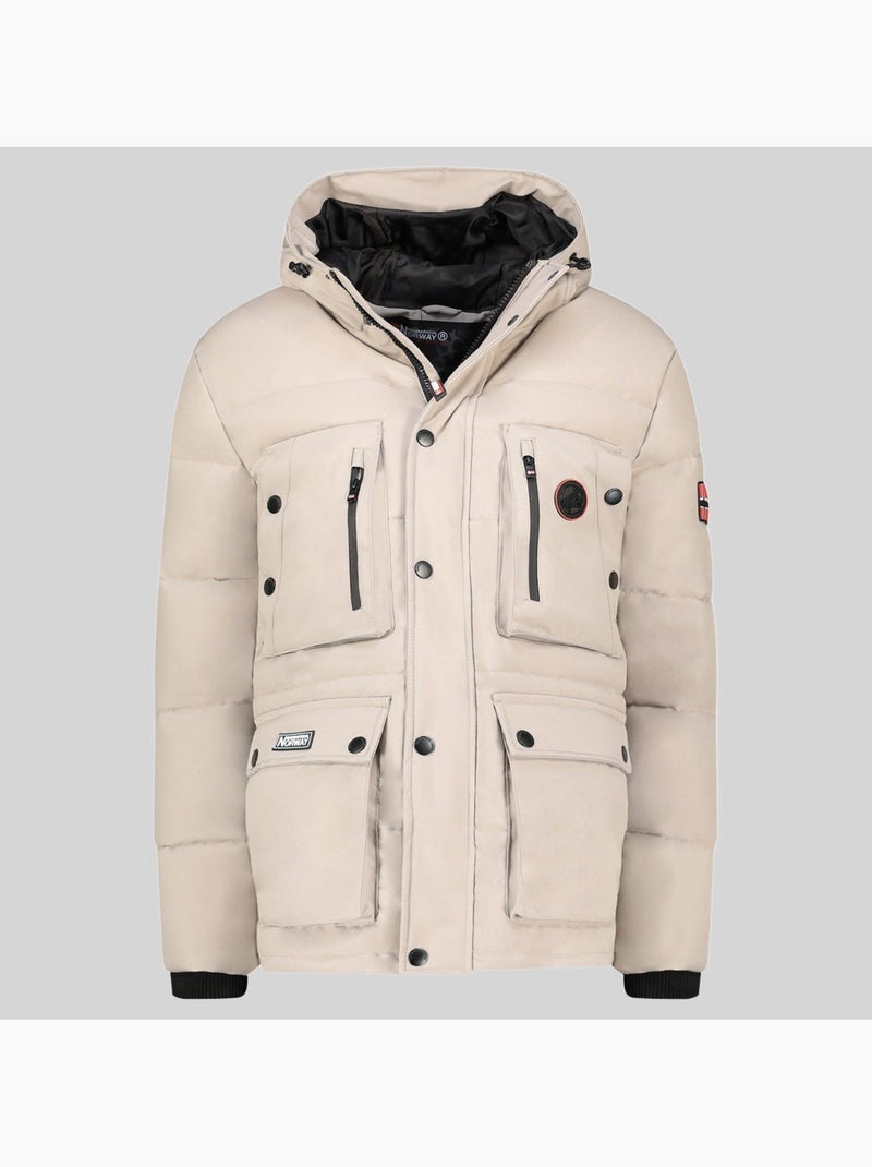 Parka con cappuccio albert – geographical norway Beige - Kiabi