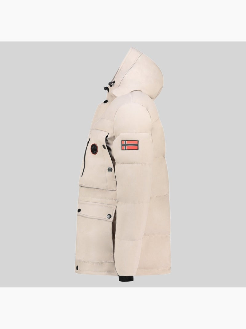 Parka con cappuccio albert – geographical norway Beige - Kiabi