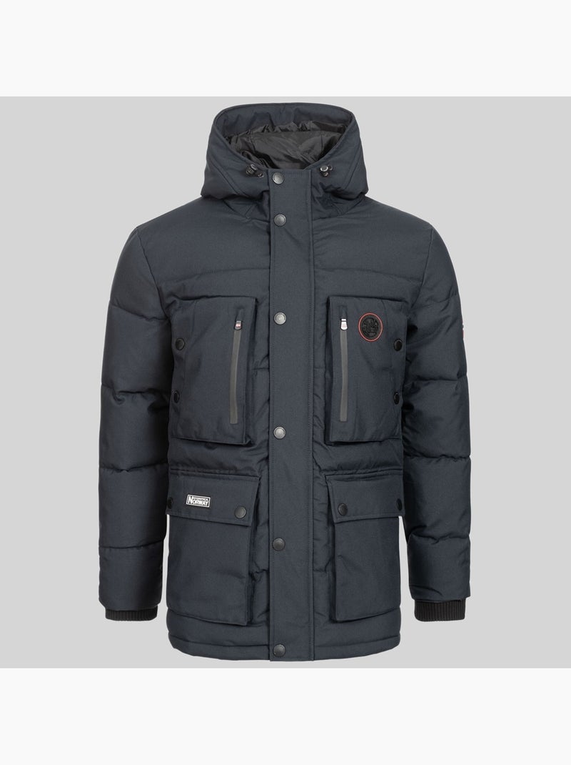 Parka con cappuccio albert – geographical norway Blu marino - Kiabi