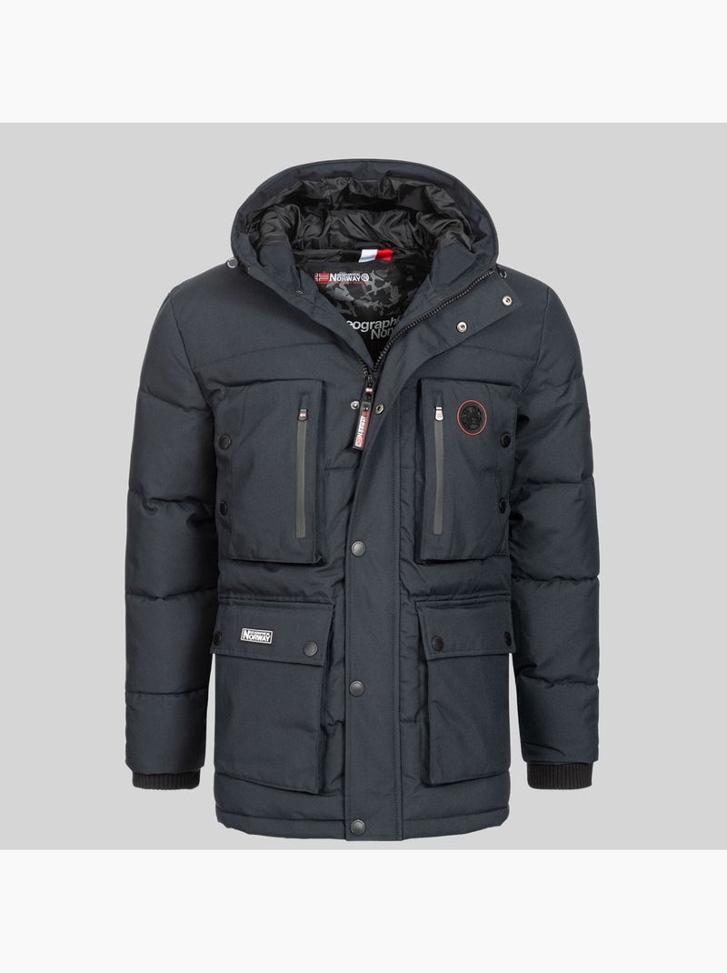 Parka con cappuccio albert – geographical norway Blu marino - Kiabi