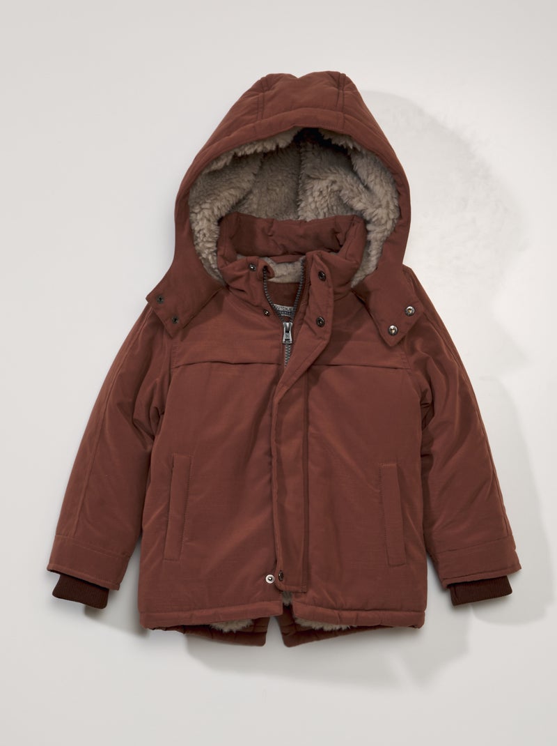 Parka con cappuccio ARANCIONE - Kiabi