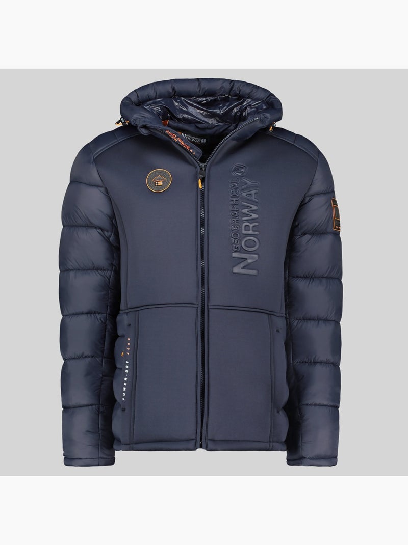 Parka con cappuccio bafare – geographical norway Blu marino - Kiabi