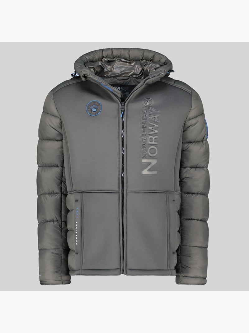 Parka con cappuccio bafare – geographical norway Grigio scuro - Kiabi
