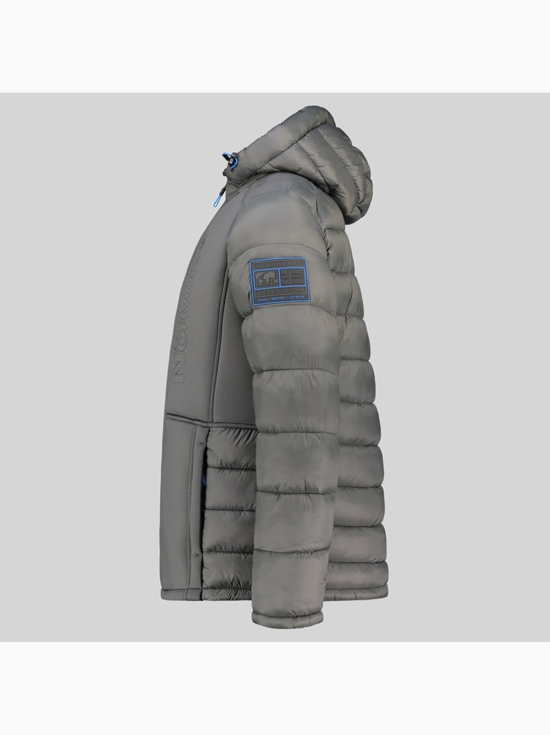 Parka con cappuccio bafare – geographical norway Grigio scuro - Kiabi