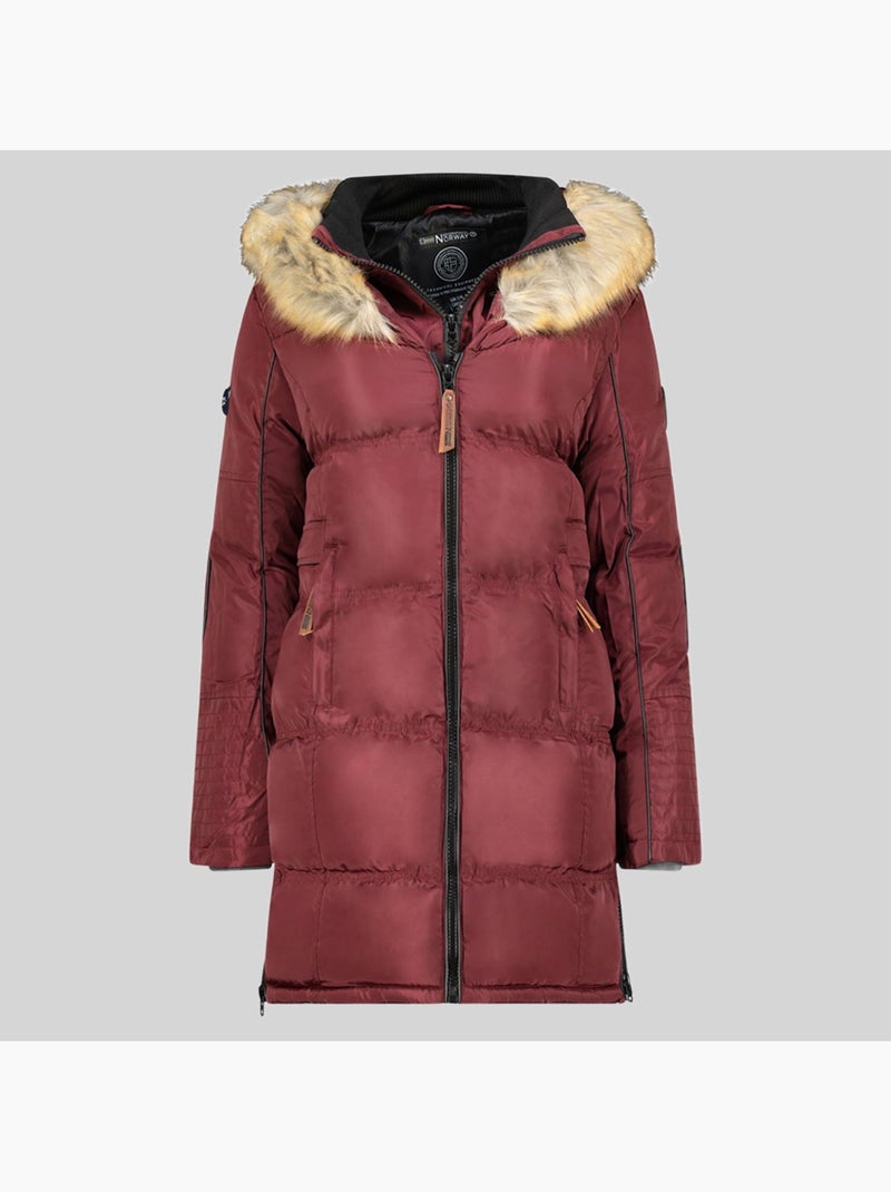Parka con cappuccio beautiful – geographical norway Bordeaux - Kiabi