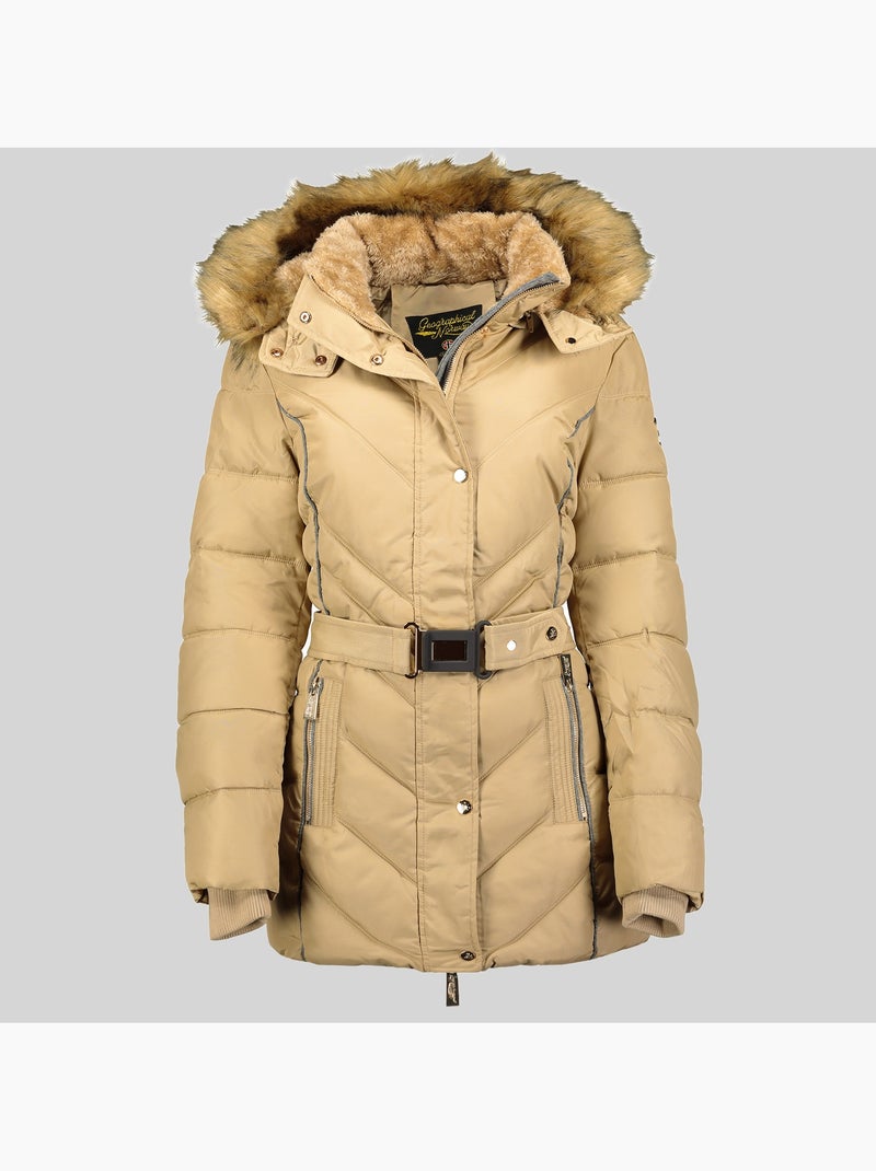 Parka con cappuccio becky – geographical norway Beige - Kiabi