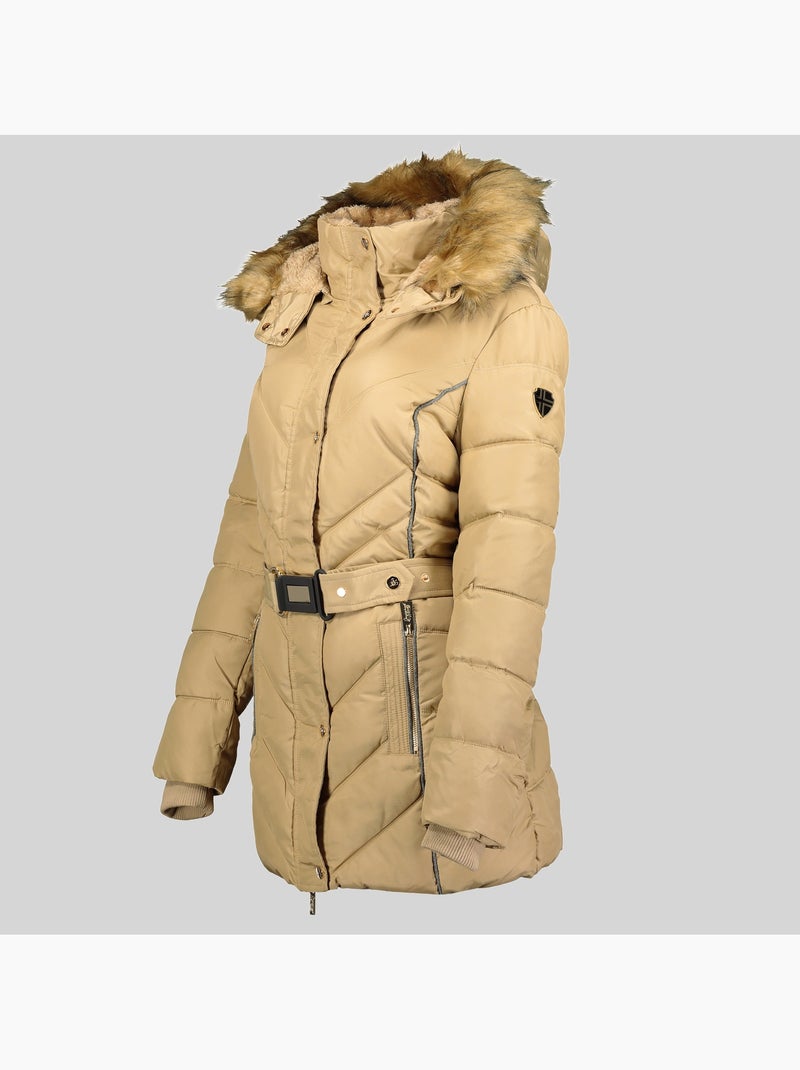 Parka con cappuccio becky – geographical norway Beige - Kiabi