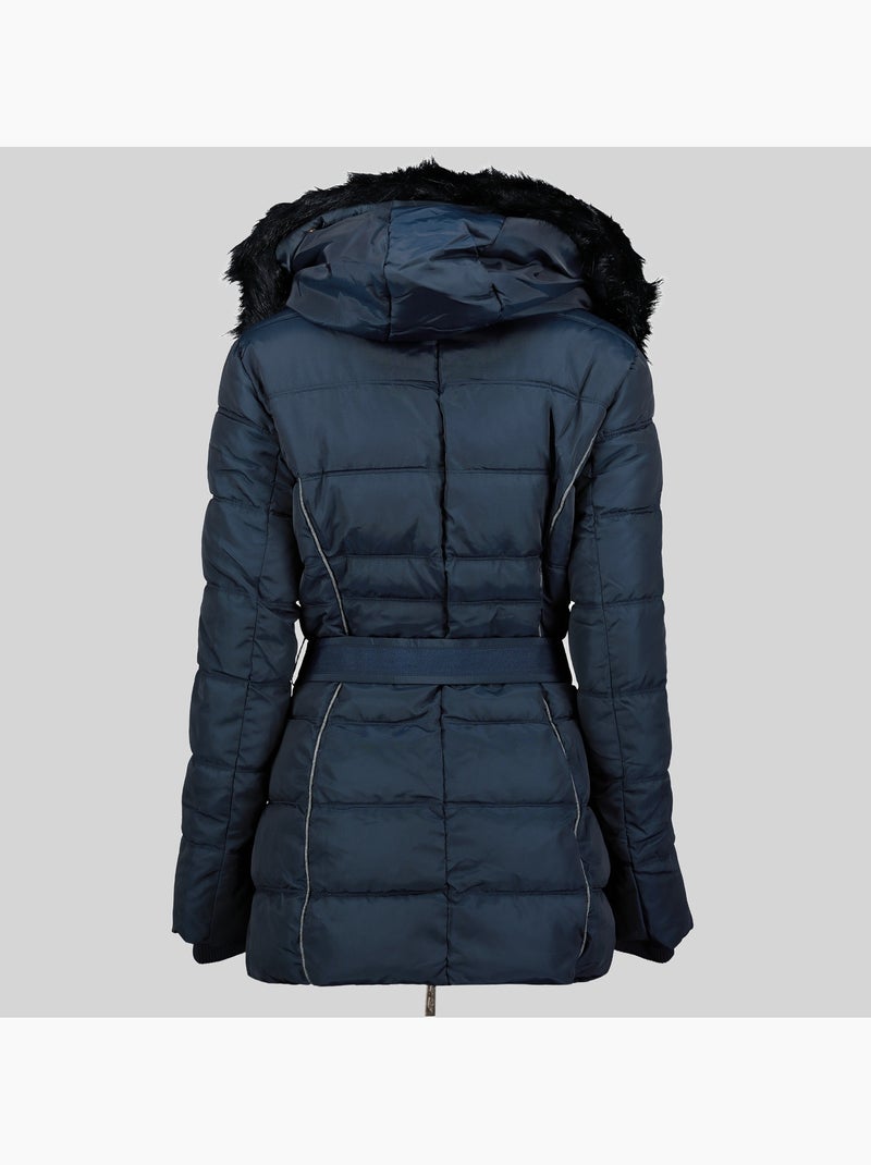 Parka con cappuccio becky – geographical norway Blu marino - Kiabi