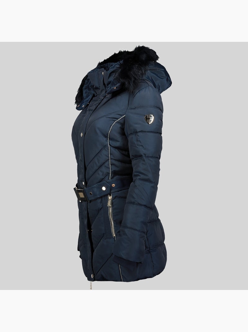 Parka con cappuccio becky – geographical norway Blu marino - Kiabi