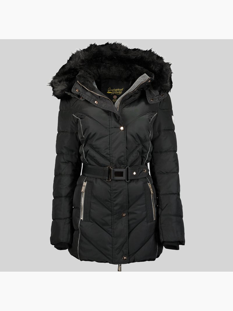 Parka con cappuccio becky – geographical norway Nero - Kiabi