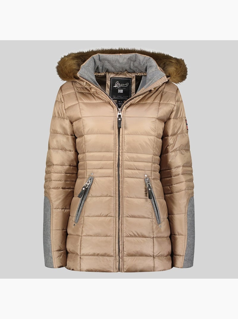Parka con cappuccio belete – geographical norway Tortora - Kiabi