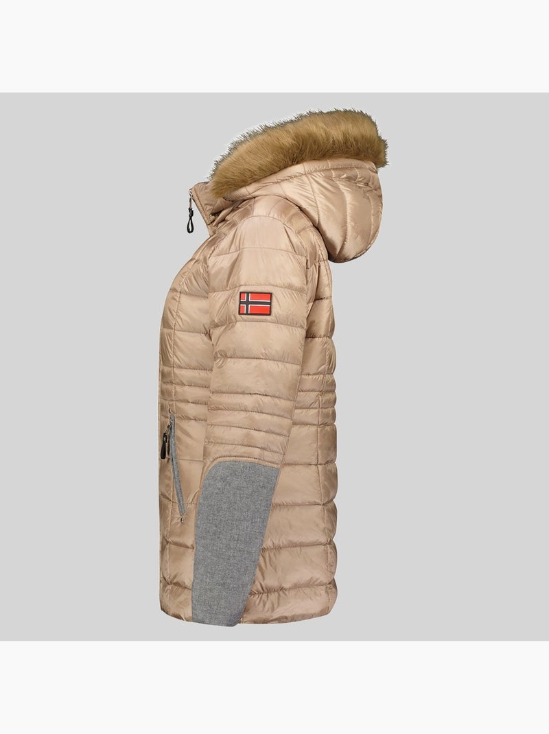 Parka con cappuccio belete – geographical norway Tortora - Kiabi