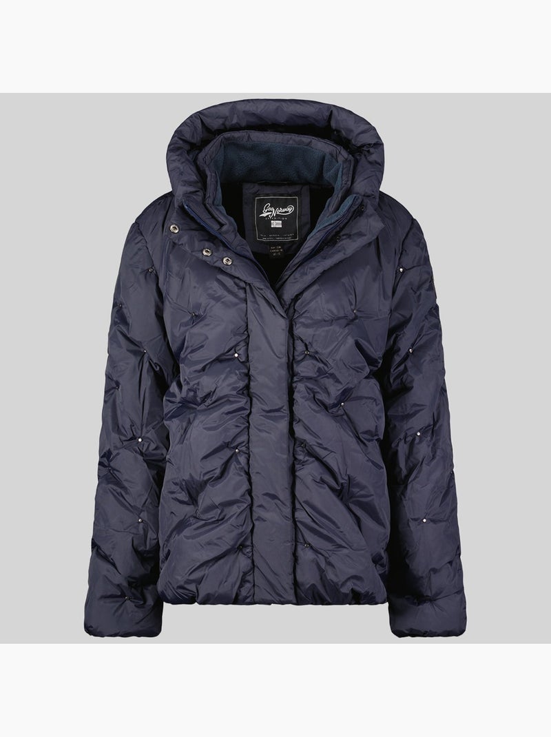 Parka con cappuccio berola – geographical norway Blu marino - Kiabi