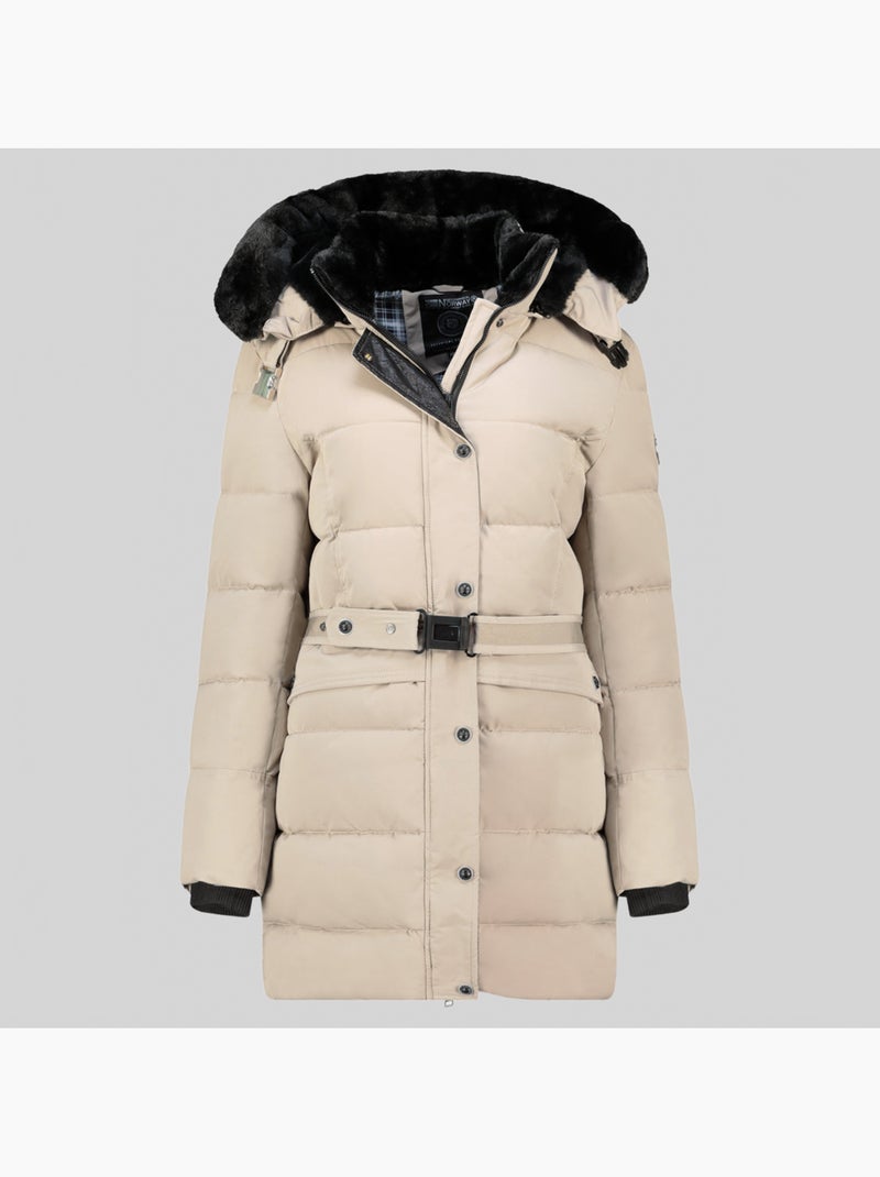 Parka con cappuccio bettino – geographical norway Beige - Kiabi