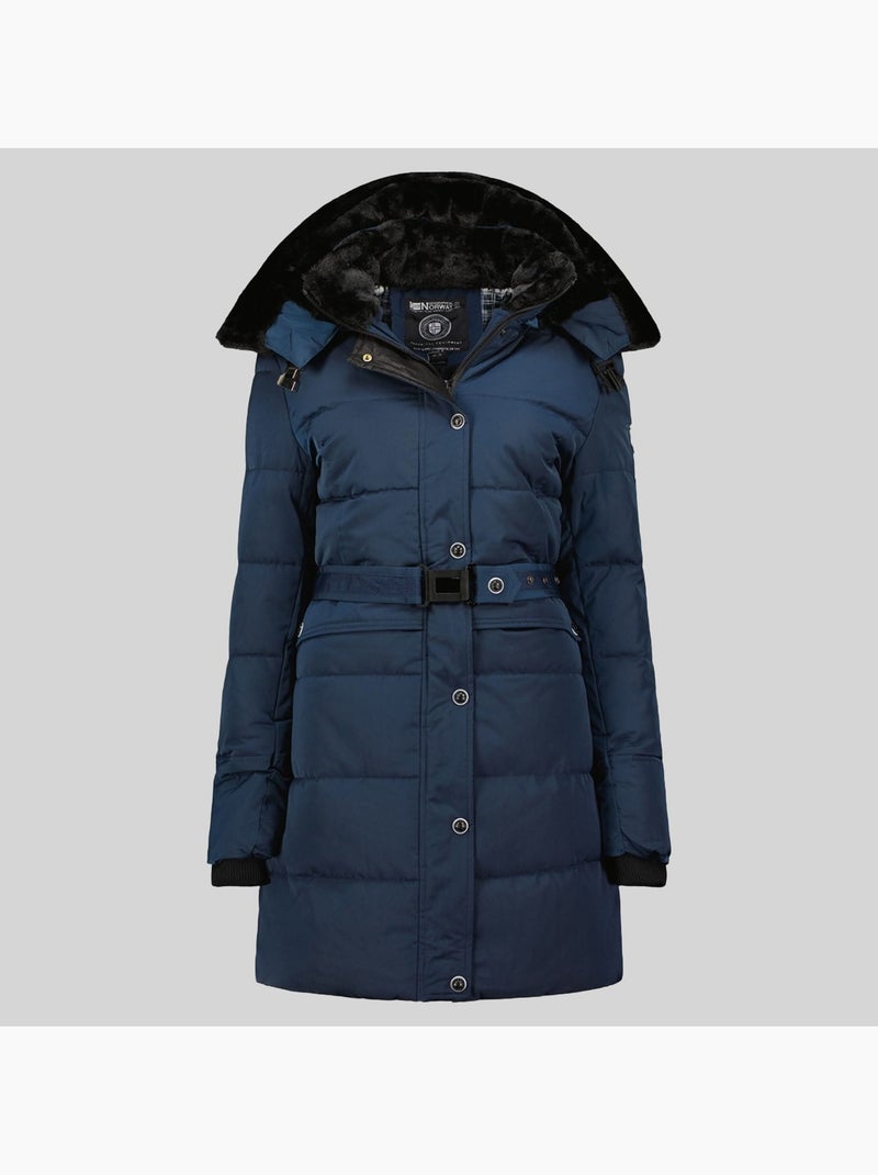 Parka con cappuccio bettino – geographical norway Blu marino - Kiabi