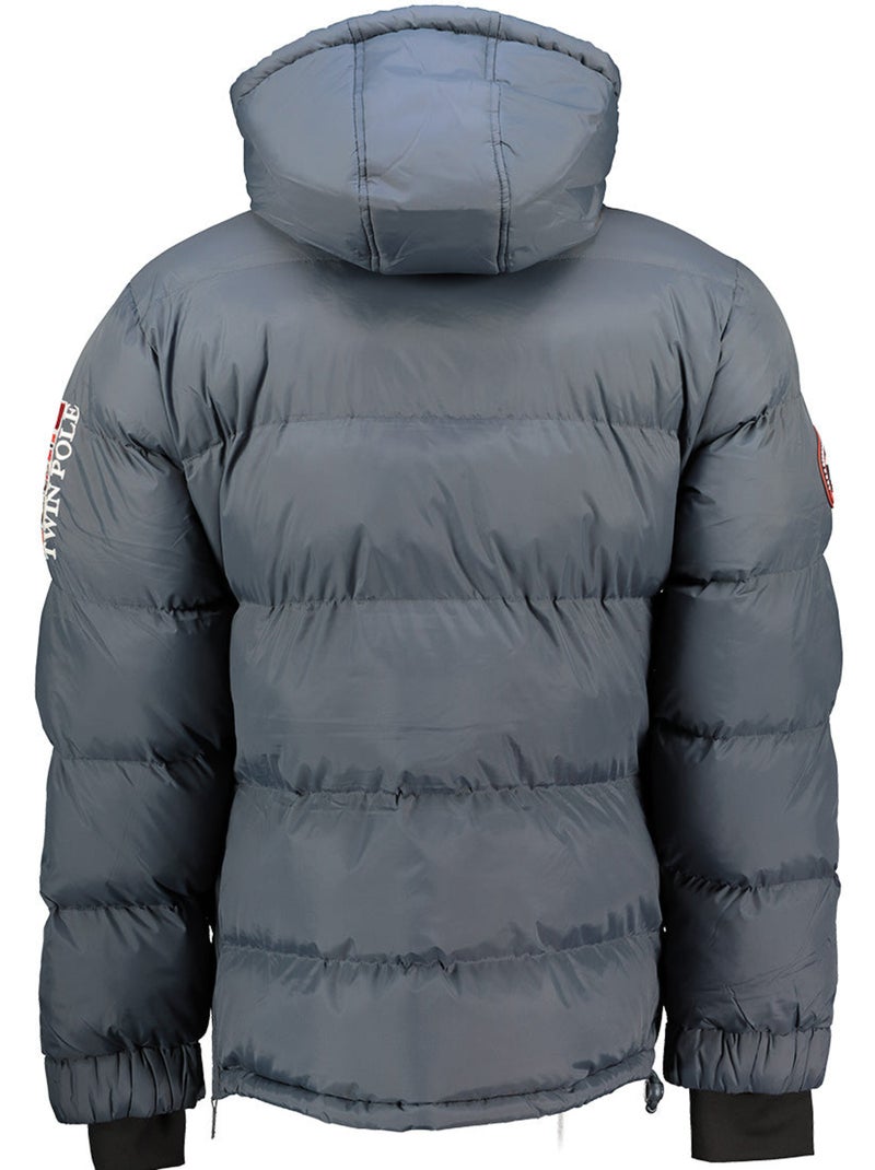 Parka con cappuccio blokus – geographical norway Grigio scuro - Kiabi