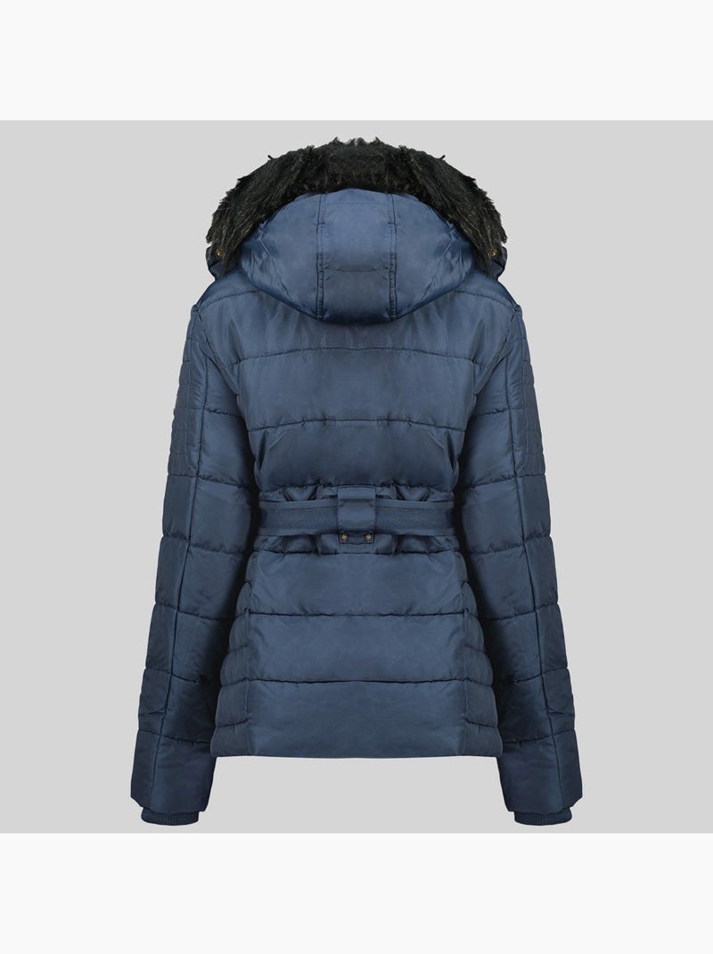Parka con cappuccio blood – geographical norway Blu marino - Kiabi