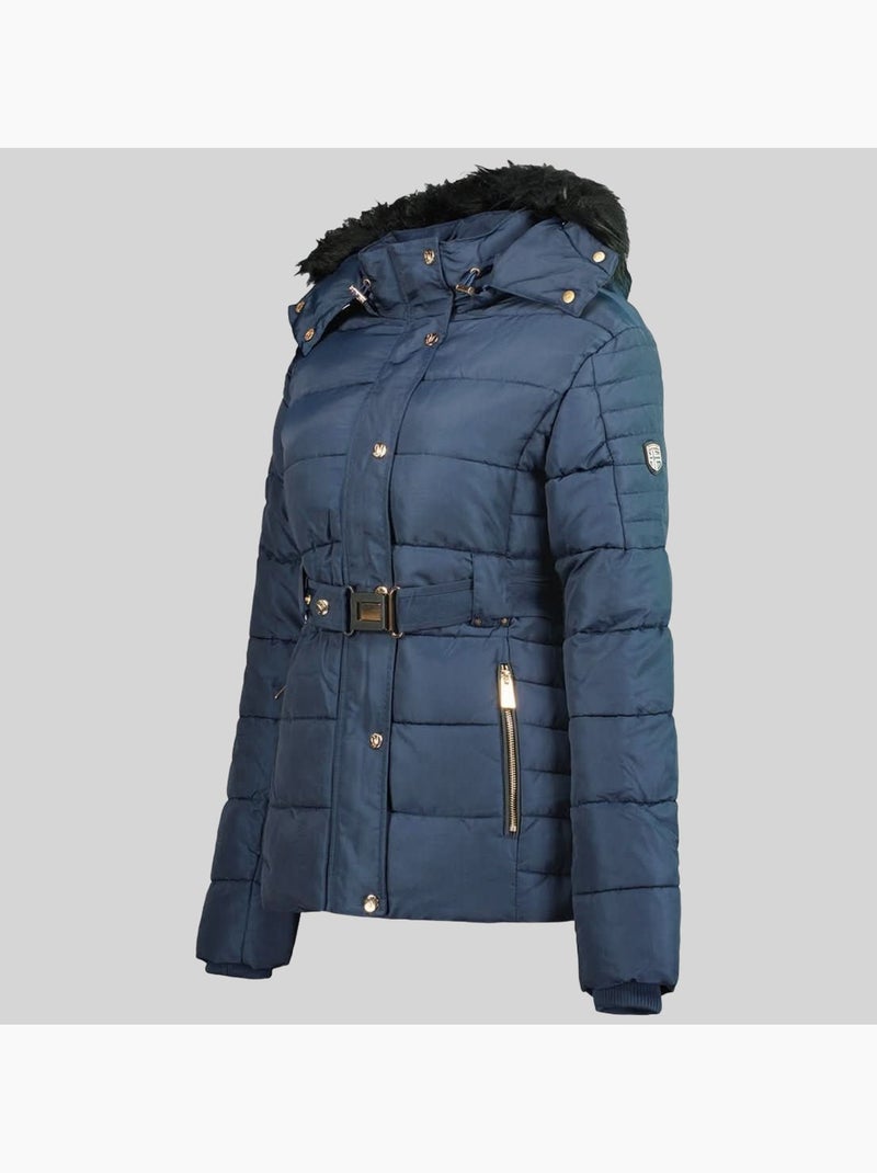 Parka con cappuccio blood – geographical norway Blu marino - Kiabi