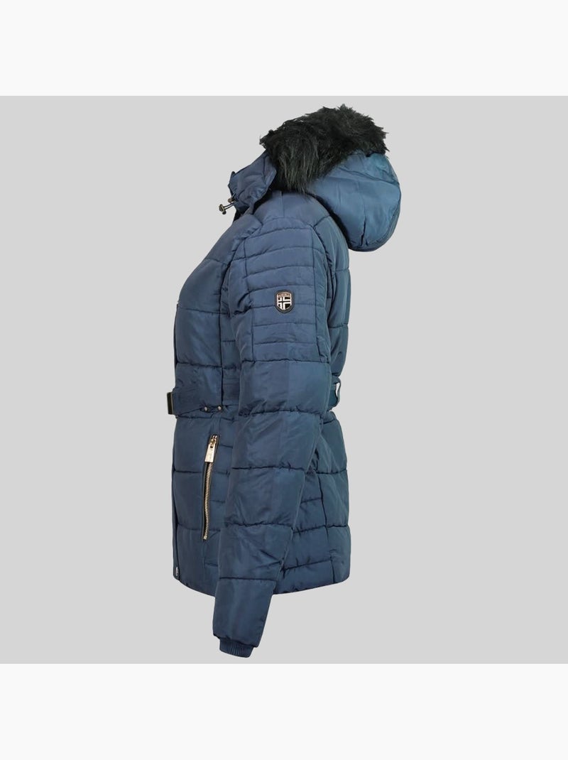 Parka con cappuccio blood – geographical norway Blu marino - Kiabi