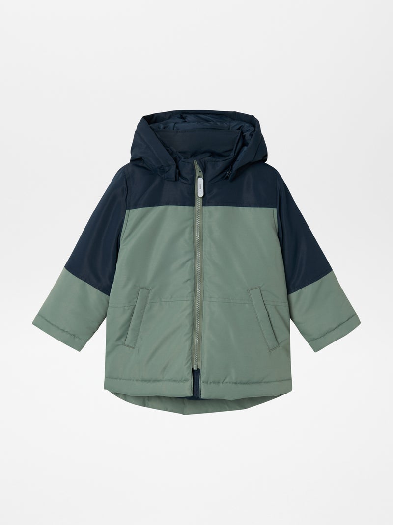 Parka con cappuccio BLU - Kiabi