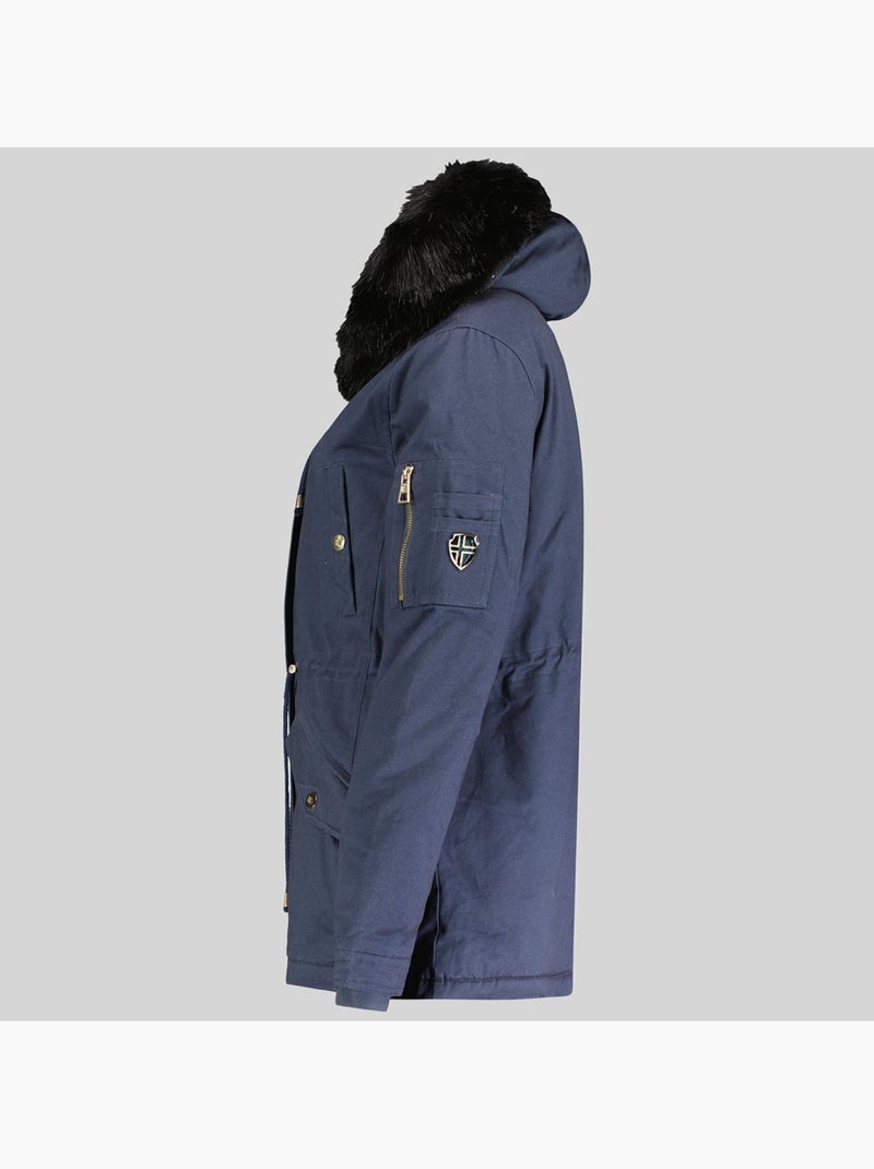 Parka con cappuccio boldina – geographical norway Blu marino - Kiabi