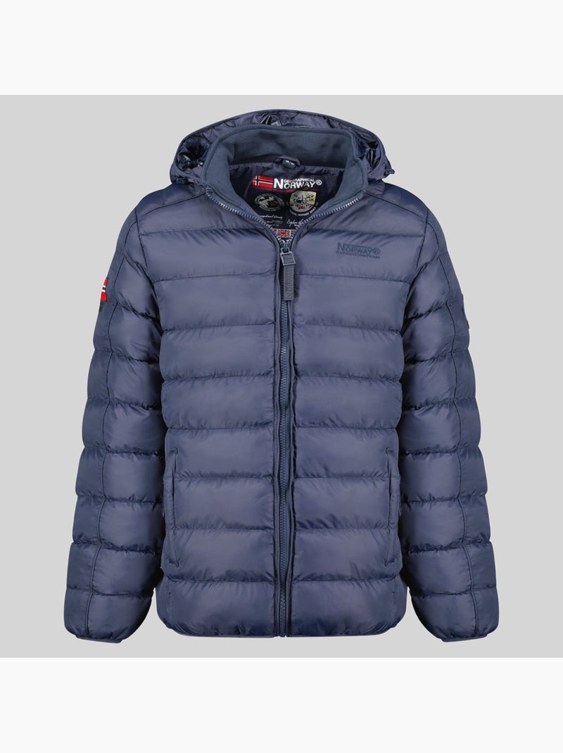 Parka con cappuccio bombe – geographical norway Blu marino - Kiabi