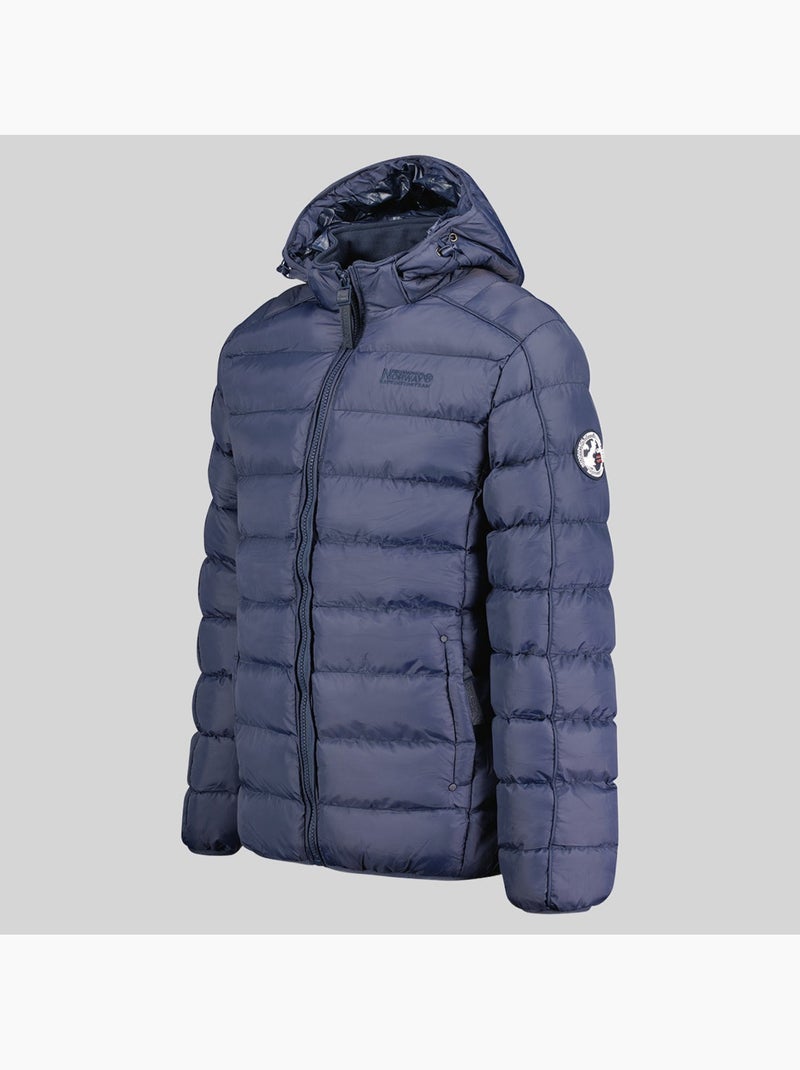 Parka con cappuccio bombe – geographical norway Blu marino - Kiabi