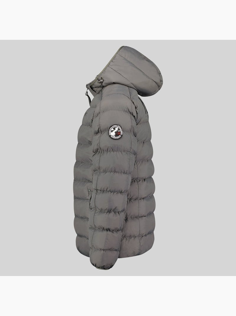 Parka con cappuccio bombe – geographical norway Grigio scuro - Kiabi