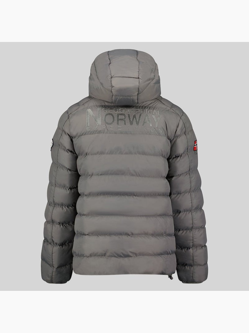 Parka con cappuccio bombe – geographical norway Grigio scuro - Kiabi