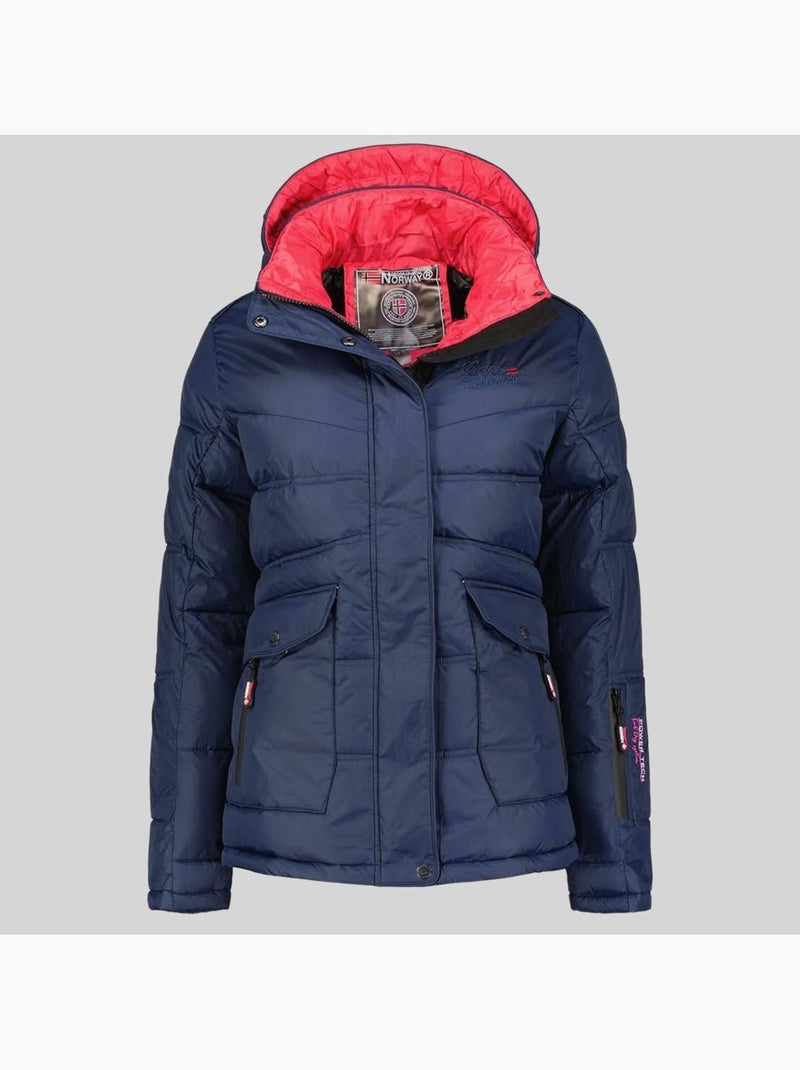 Parka con cappuccio bonixe – geographical norway Blu marino - Kiabi